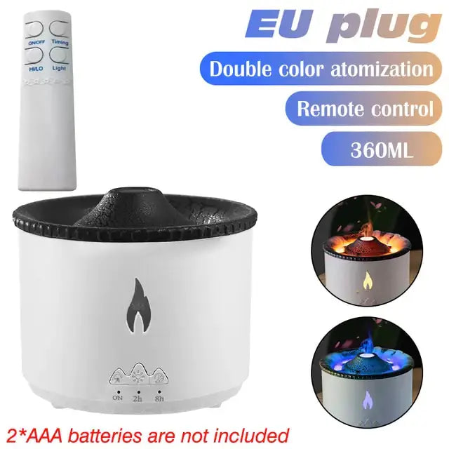 Volcanic Flame Air Humidifier Aromatherapy sacodise.com