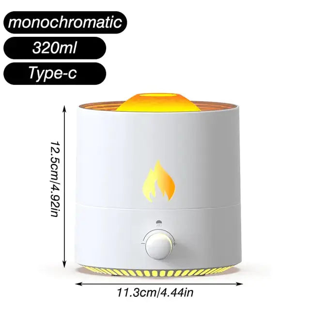 Volcanic Flame Air Humidifier Aromatherapy sacodise.com