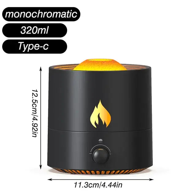 Volcanic Flame Air Humidifier Aromatherapy sacodise.com