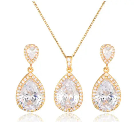 Zircon Jewelry Set sacodise.com