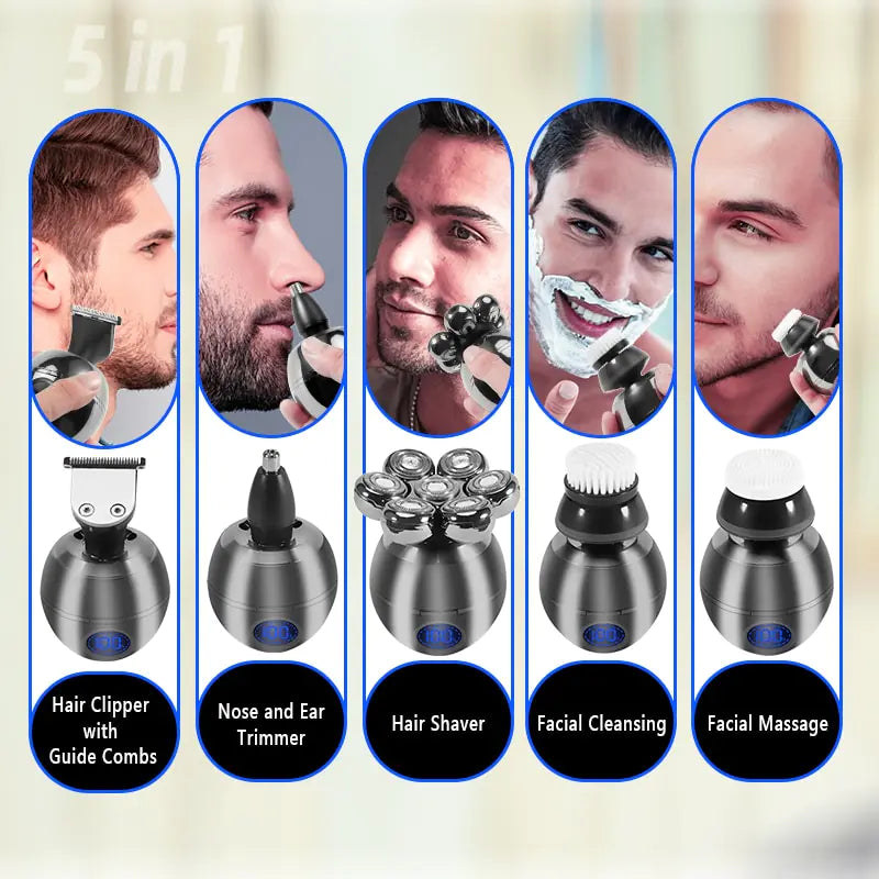 Men Grooming Kit Wet Dry Electric Shaver sacodise.com