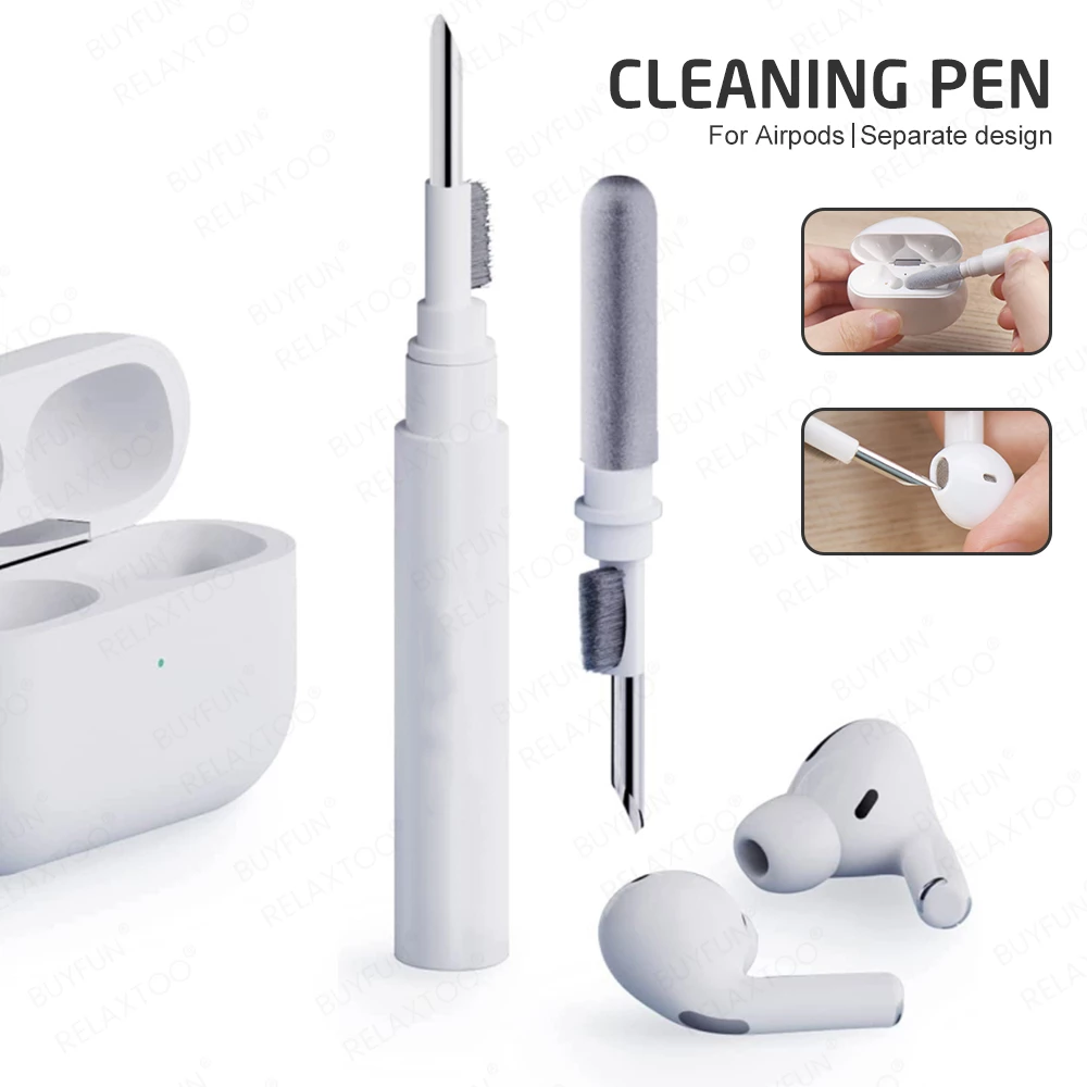 Bluetooth Earphones Airpods Cleaner Kit Cleaning Pen Brush Lilac Milo