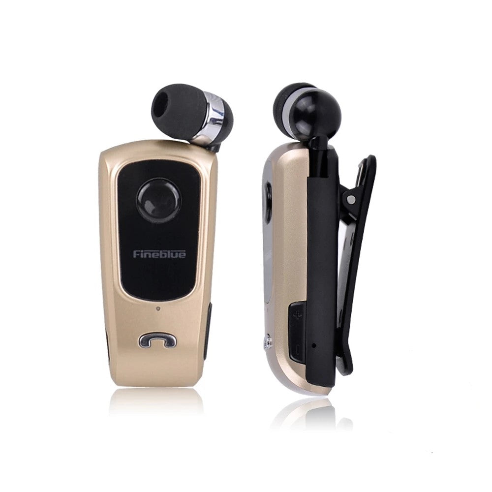 Wear Clip Wireless CSR Bluetooth Handsfree Headset for Driving Lilac Milo