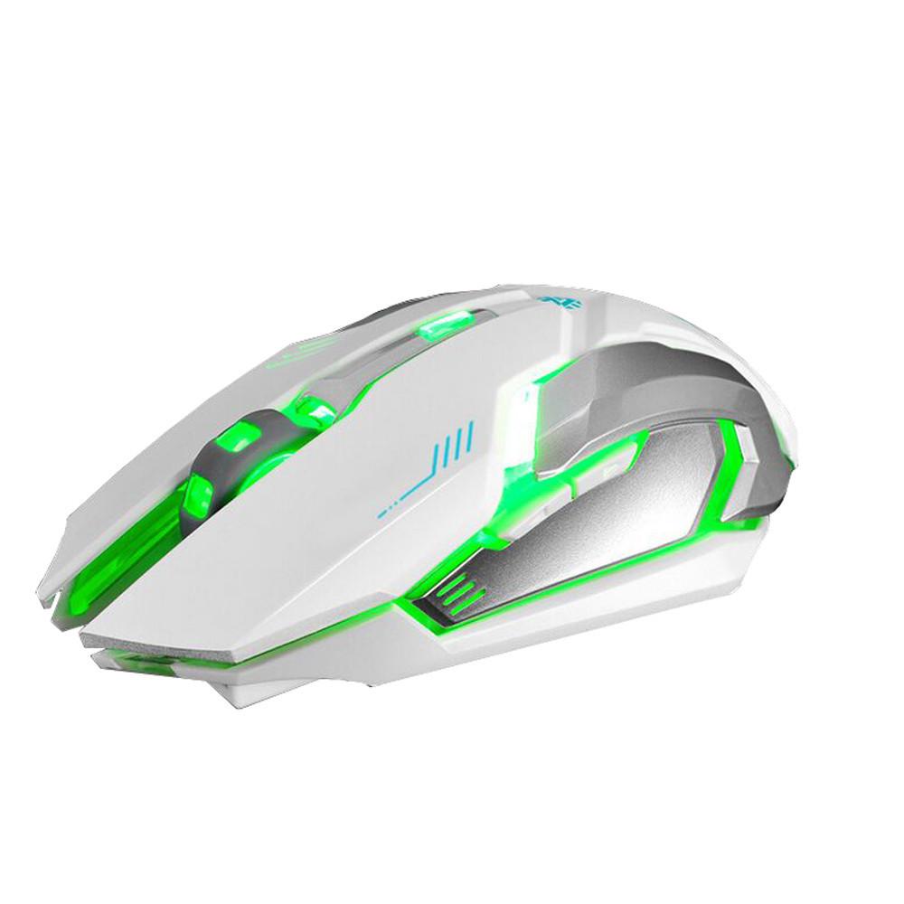 Ninja Dragon Stealth 7 Wireless Silent LED Gaming Mouse Yellow Pandora