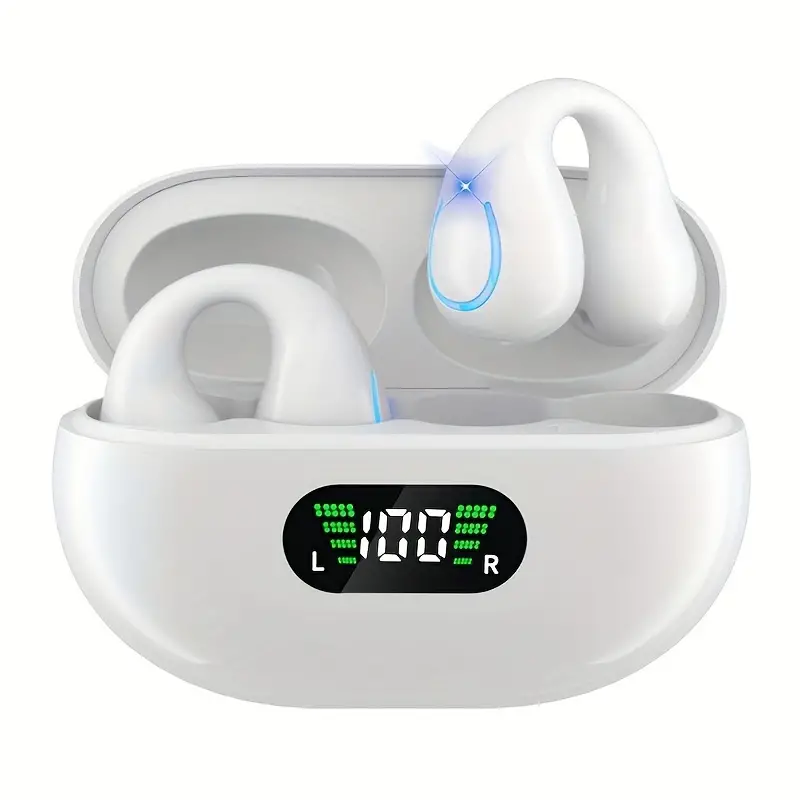 Open Ear Clip Wireless Earplugs Bluetooth TWS Lilac Milo