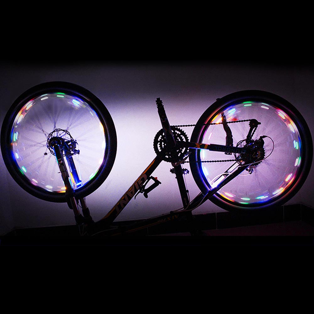 Bicycle Light Colorful Mini Led Bike Wheel Spoke Light Lilac Milo