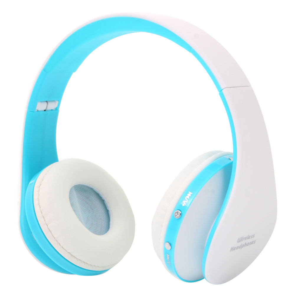 Foldable Headset Wireless Bluetooth Headphone With Mic Lilac Milo