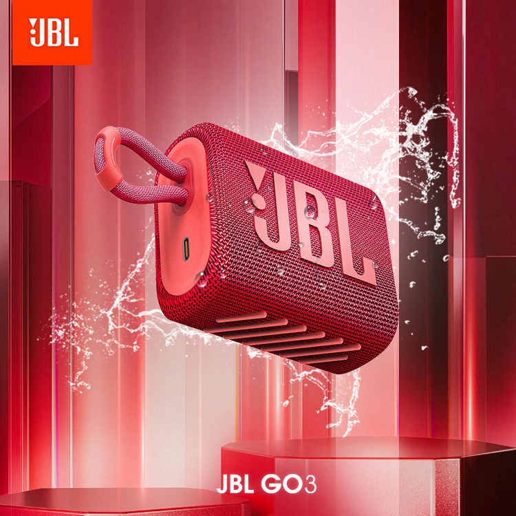 JBL GO 3 Waterproof  Wireless Sport Bluetooth Stereo Speaker Lilac Milo