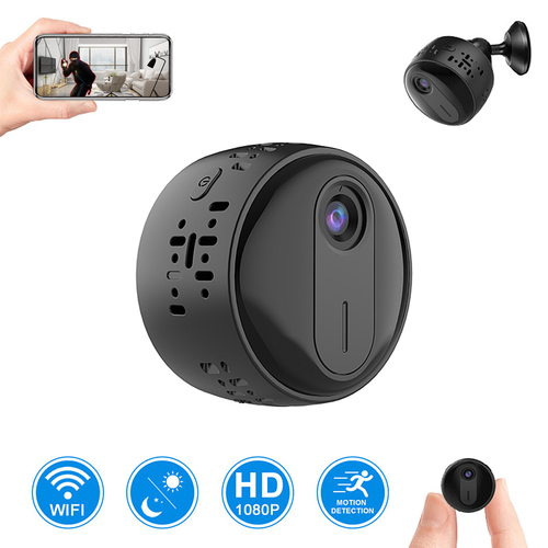 2MP 1080P Mini Wifi Camera  Home Security Camcorder Lilac Milo