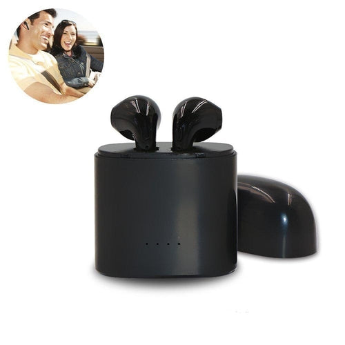 Dual Chamber Wireless Bluetooth Earphones With Charging Box Salmon Lucky