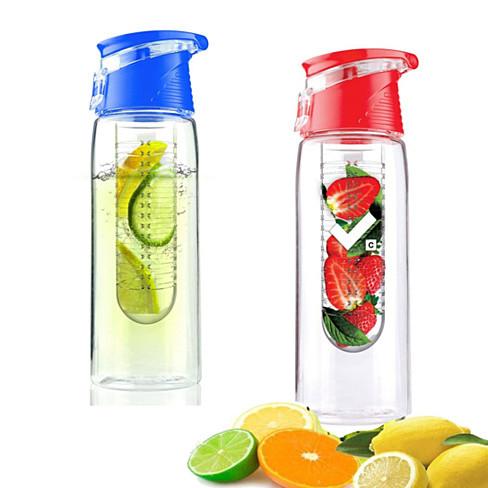 Fruit Cola Bottle a Fruit Infuser Drink Bottle Salmon Lucky