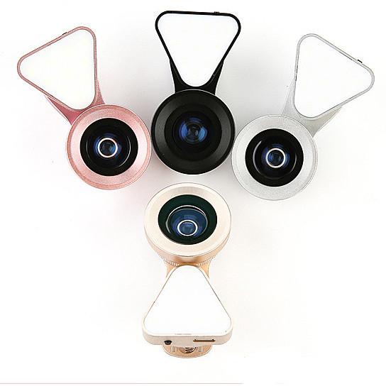 Glow Face 3 In 1 Photo Lens And Fill Lighting Clip Salmon Lucky