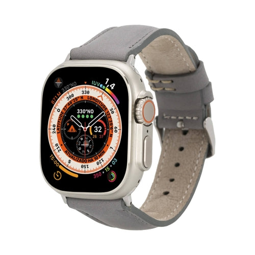 Jackson Leather Bands for Apple Watch 9, Ultra 2 & SE Chocolate Crius