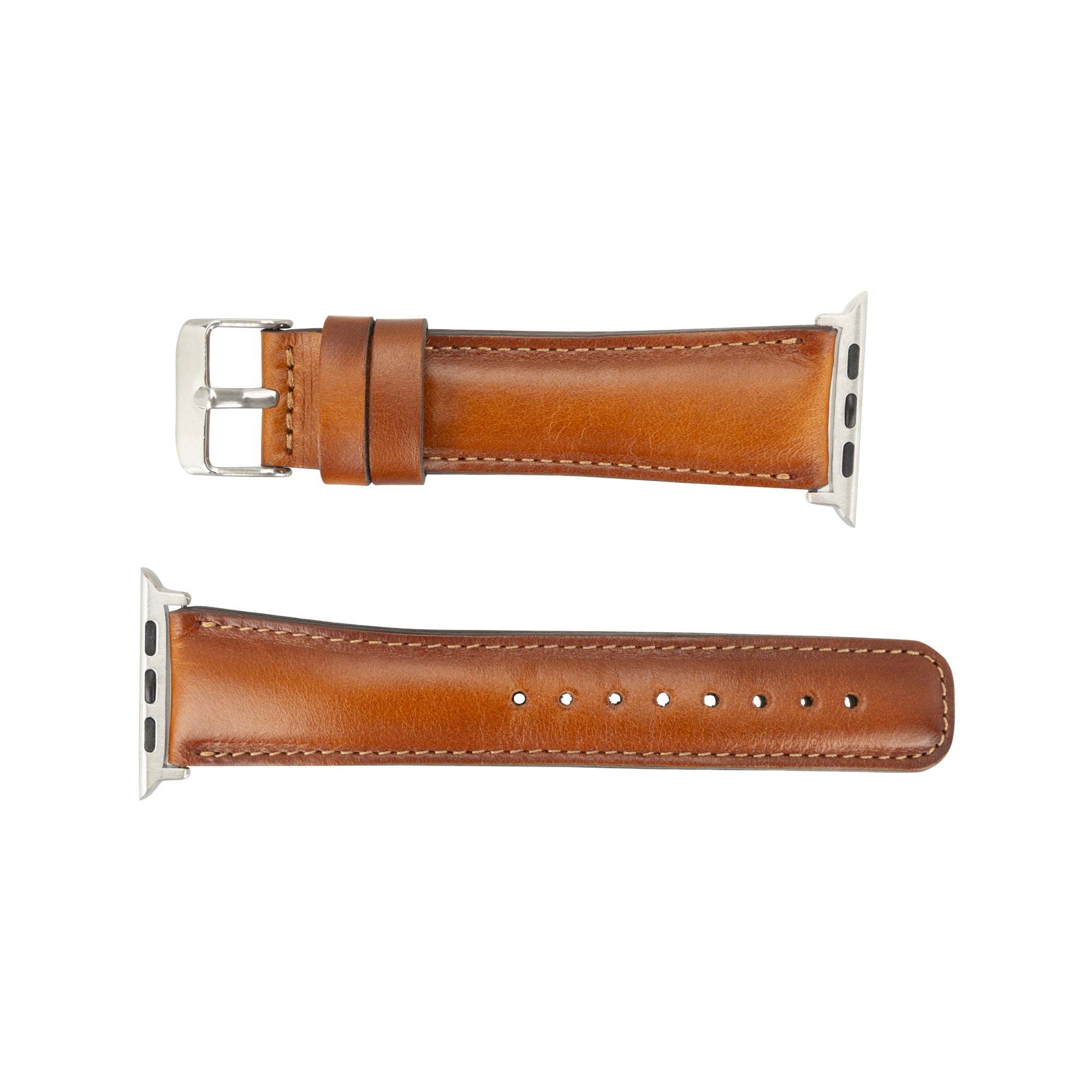 Jackson Leather Bands for Apple Watch 9, Ultra 2 & SE Chocolate Crius