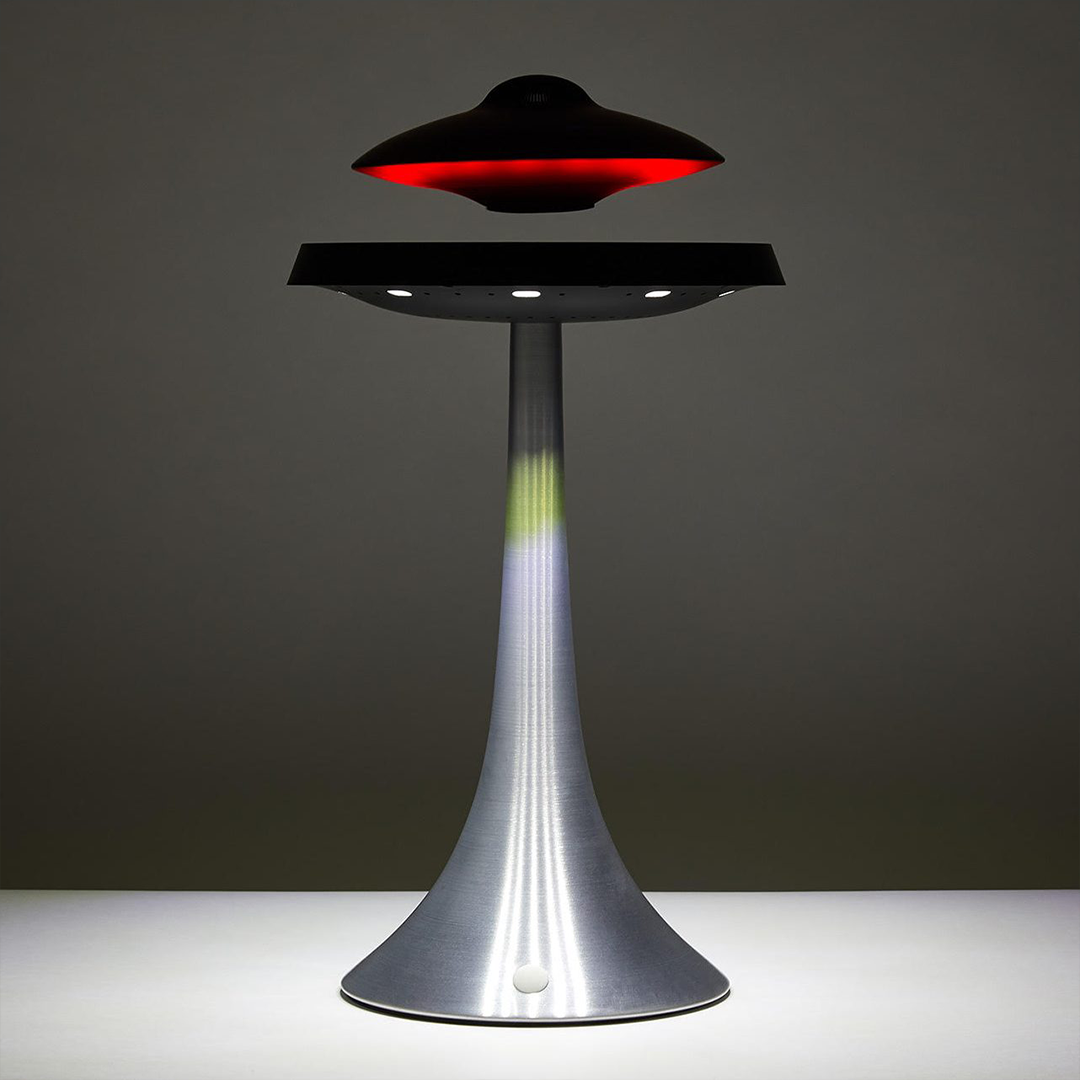 Levitating UFO Speaker Pink Trillium